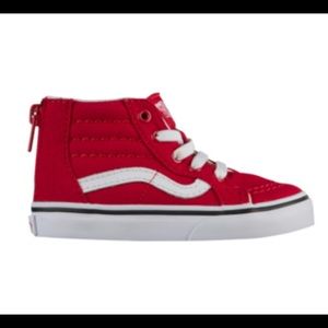 Vans SK8-Hi Racing Red/True White (Toddler)